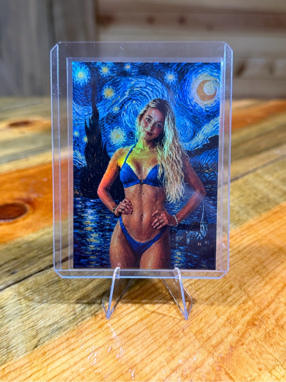 Livvy Dunne Starry Night Custom Card